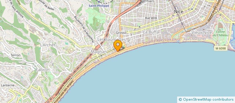 localisation de l'entreprise SOFIA à NICE