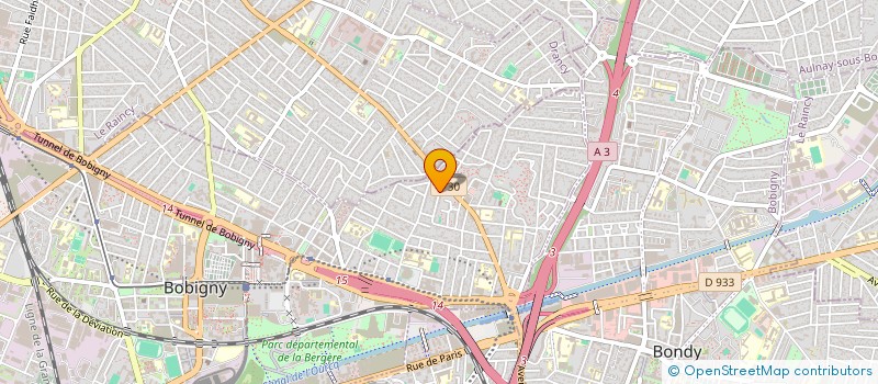 localisation de l'entreprise SOFIA à BOBIGNY