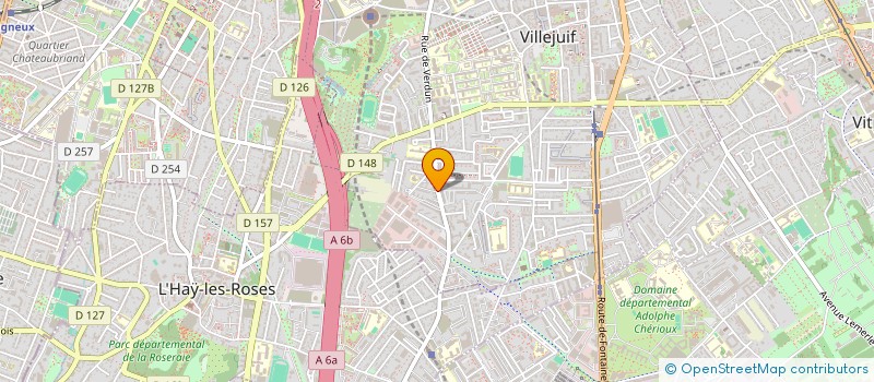 localisation de l'entreprise SOFIA  VILLEJUIF