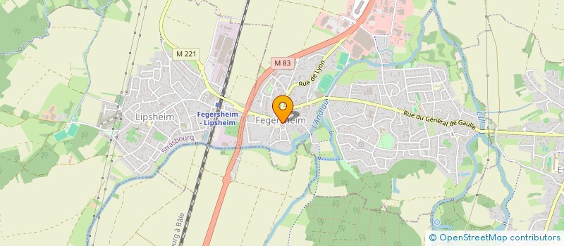 localisation de l'entreprise SOFIA  FEGERSHEIM