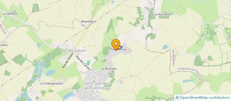 localisation de l'entreprise SOFIA  SAINT-GEORGES-DE-POINTINDOUX