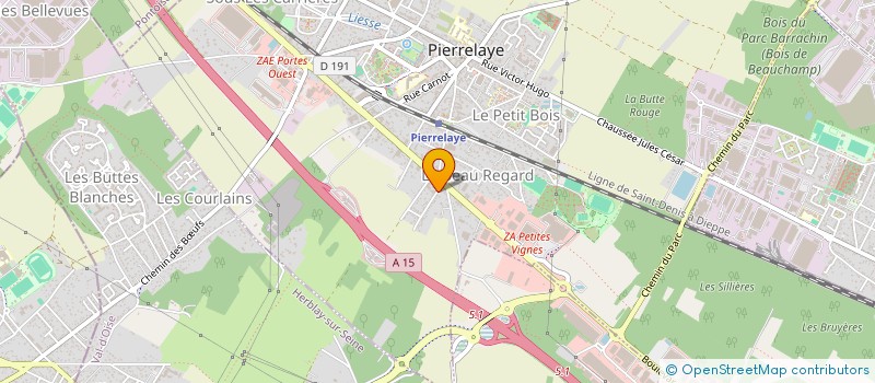 localisation de l'entreprise SOFIA  PIERRELAYE