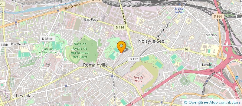 localisation de l'entreprise SOFIA à ROMAINVILLE