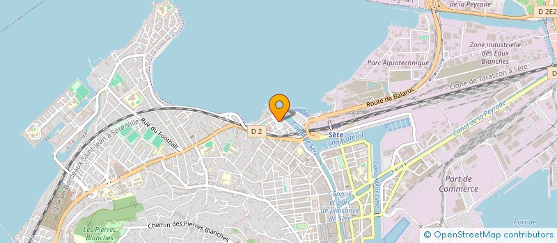 localisation de l'entreprise SOFIA  SETE