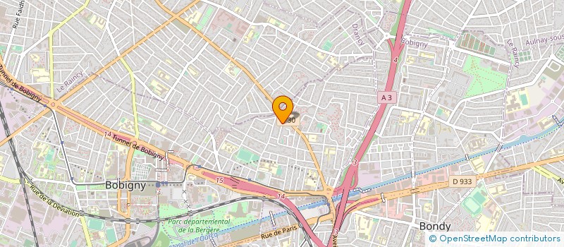 localisation de l'entreprise SOFIA à BOBIGNY