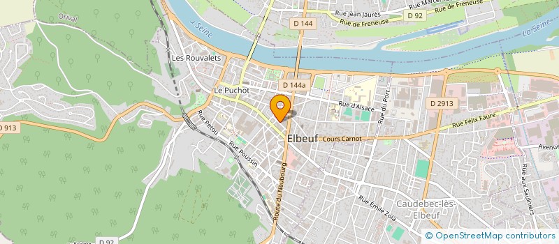 localisation de l'entreprise SOFIA AND CO  ELBEUF