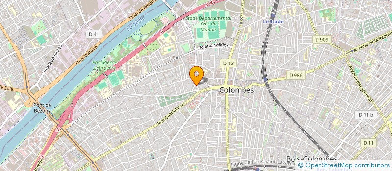 localisation de l'entreprise SOFIA COIFFURE  COLOMBES