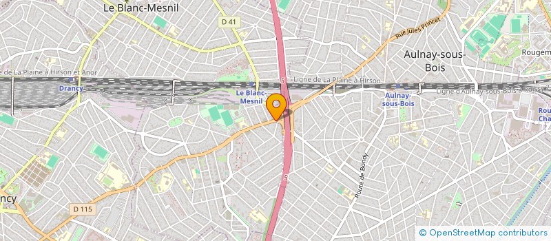 localisation de l'entreprise SOFIA PIZZA à LE BLANC-MESNIL
