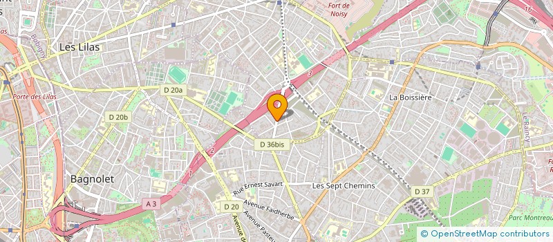 localisation de l'entreprise SOFIADI à ROMAINVILLE