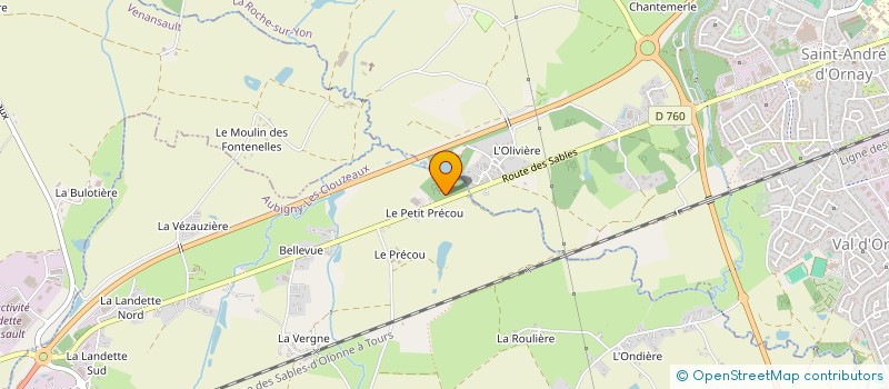 localisation de l'entreprise SOFIAL à AUBIGNY-LES CLOUZEAUX