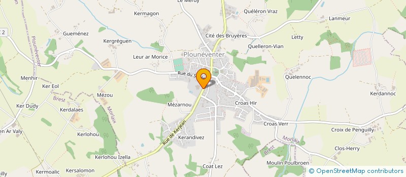 localisation de l'entreprise SOFIAL  PLOUNEVENTER