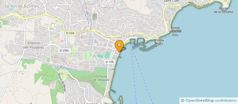 localisation de l'entreprise SOFIAL à LE LAVANDOU