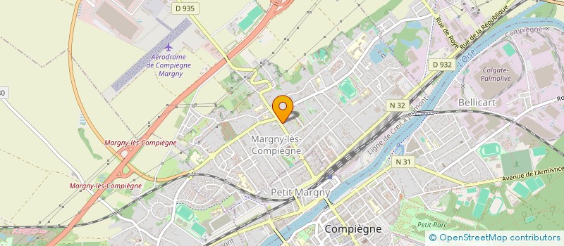 localisation de l'entreprise SOFIALINA  MARGNY-LES-COMPIEGNE