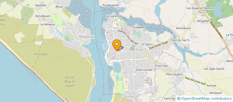 localisation de l'entreprise SOFIAM  ETEL