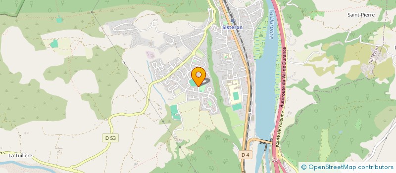 localisation de l'entreprise SOFIAM  SISTERON