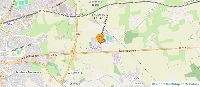 localisation de l'entreprise SOFIAM  VIRE-NORMANDIE