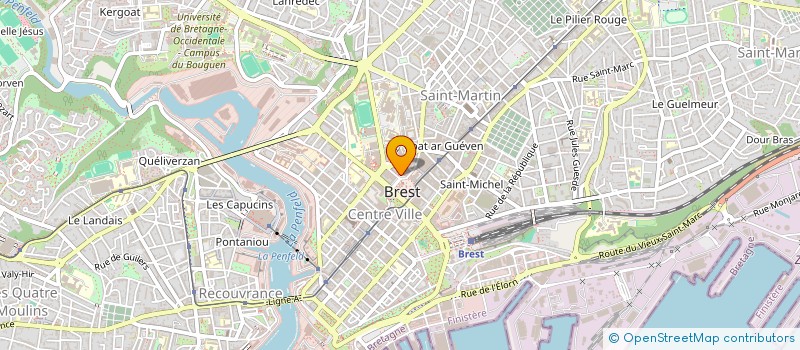 localisation de l'entreprise SOFIAMPLETUS à BREST