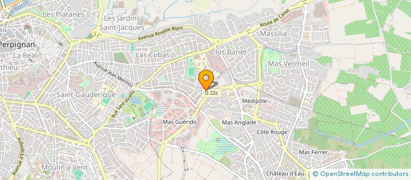 localisation de l'entreprise SOFIAN  PERPIGNAN