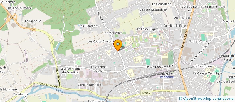 localisation de l'entreprise SOFIANA  VENDOME