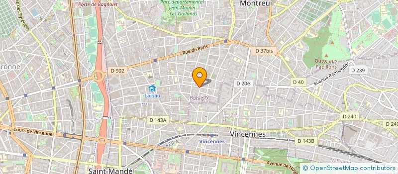 localisation de l'entreprise SOFIANAIM à MONTREUIL