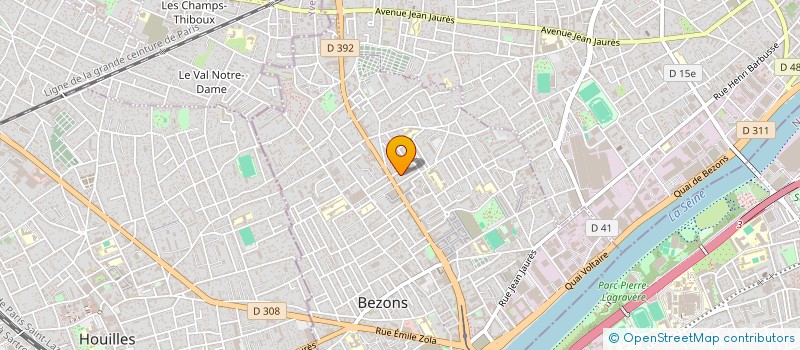 localisation de l'entreprise SOFIANE à BEZONS