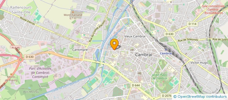localisation de l'entreprise SOFIANE à CAMBRAI
