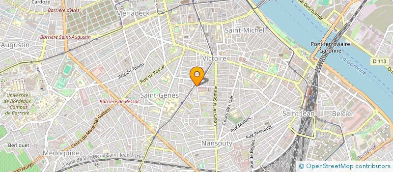 localisation de l'entreprise SOFIANE à BORDEAUX