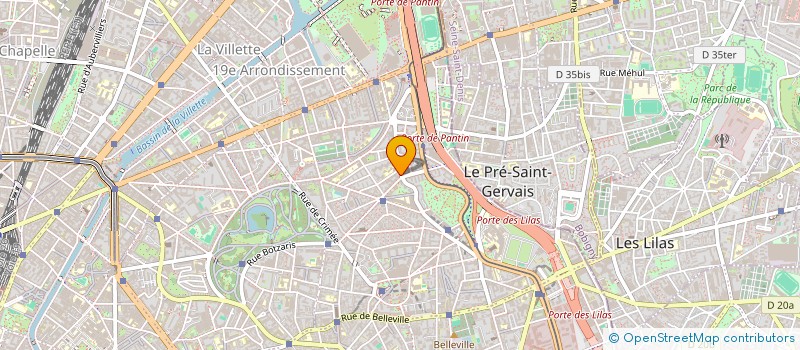 localisation de l'entreprise SOFIANE  PARIS