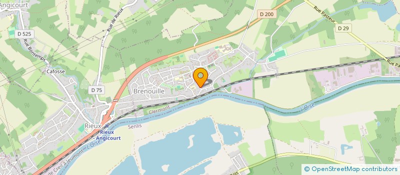 localisation de l'entreprise SOFIANIS  BRENOUILLE