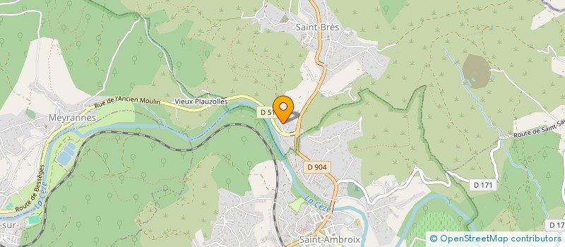 localisation de l'entreprise SOFIBAT à SAINT-BRES