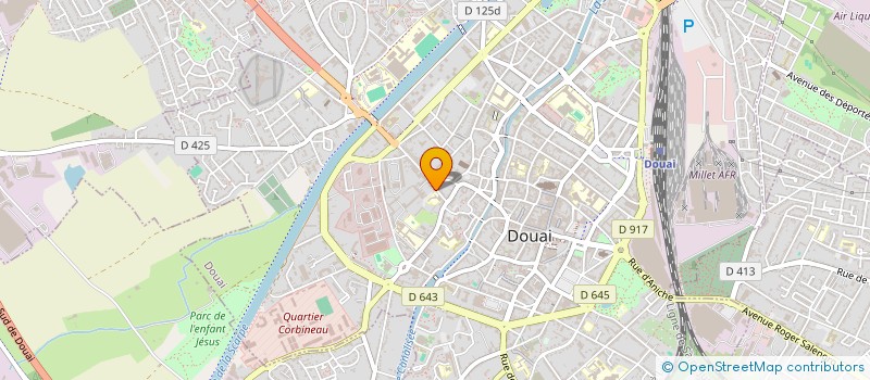 localisation de l'entreprise SOFIBE à DOUAI