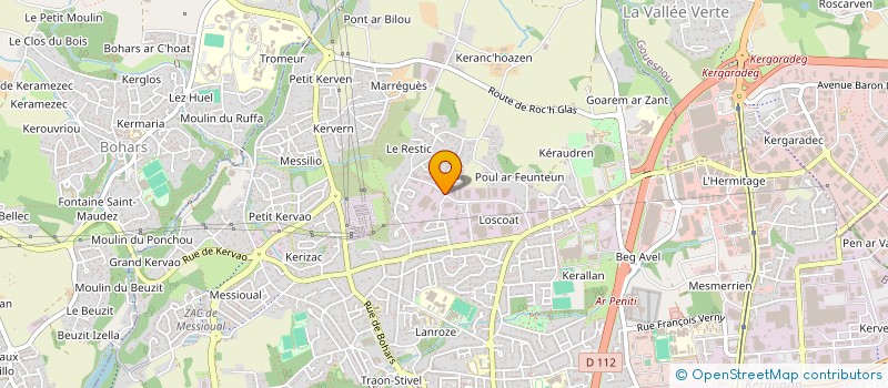 localisation de l'entreprise SOFIBEL à BREST
