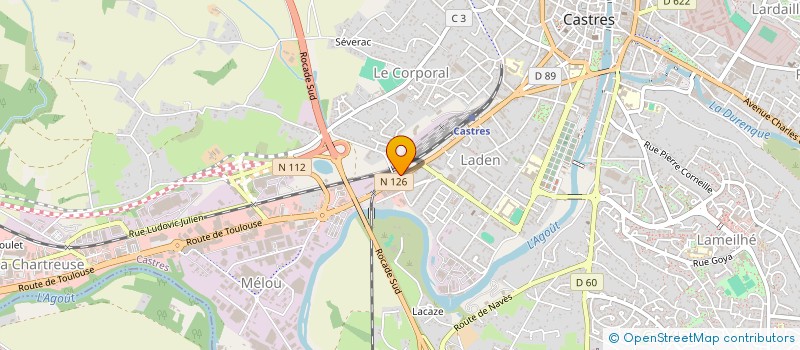 localisation de l'entreprise SOFIBI SA à CASTRES