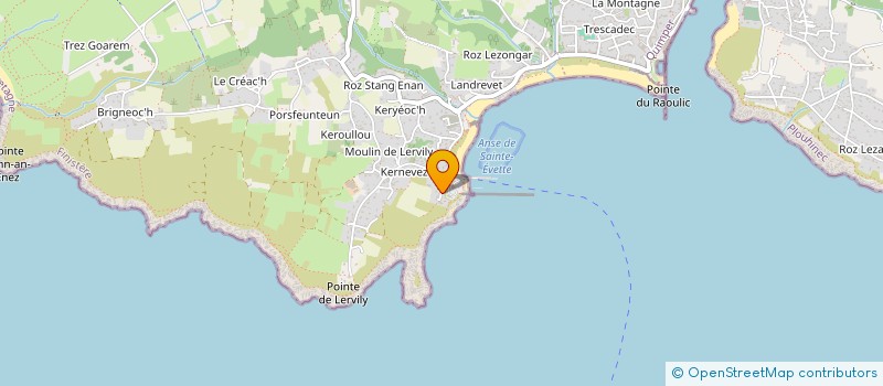 localisation de l'entreprise SOFIBO  DOUARNENEZ