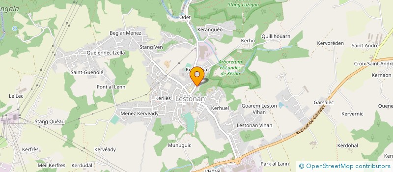 localisation de l'entreprise SOFIBOL  ERGUE-GABERIC