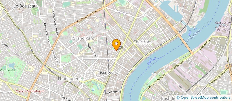 localisation de l'entreprise SOFIBOR à BORDEAUX