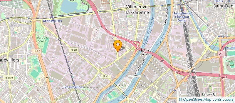 localisation de l'entreprise SOFIBRE à VILLENEUVE-LA-GARENNE