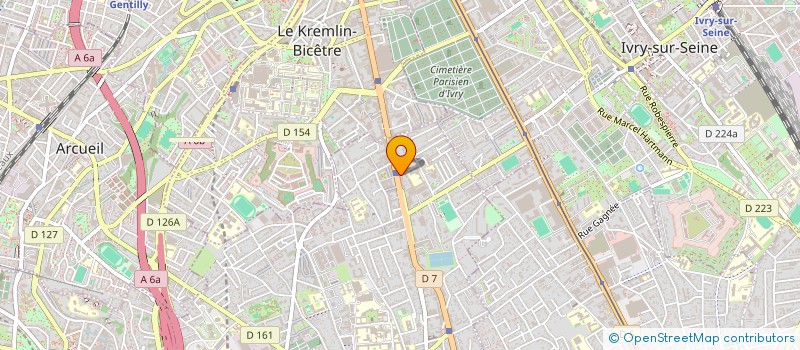 localisation de l'entreprise SOFIBRE  COLOMBES