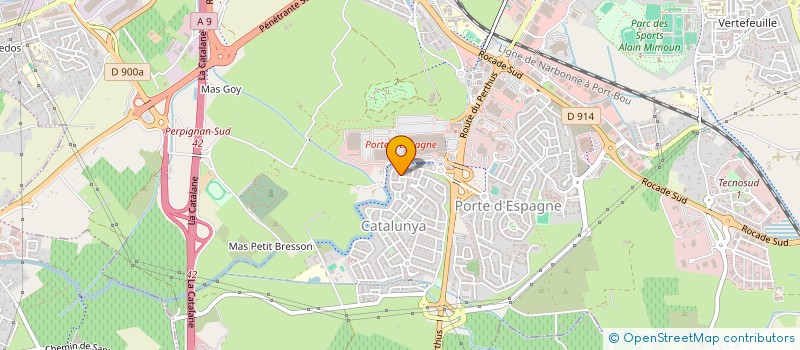 localisation de l'entreprise SOFICA  PERPIGNAN