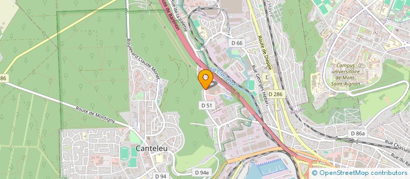 localisation de l'entreprise SOFICANT  CANTELEU