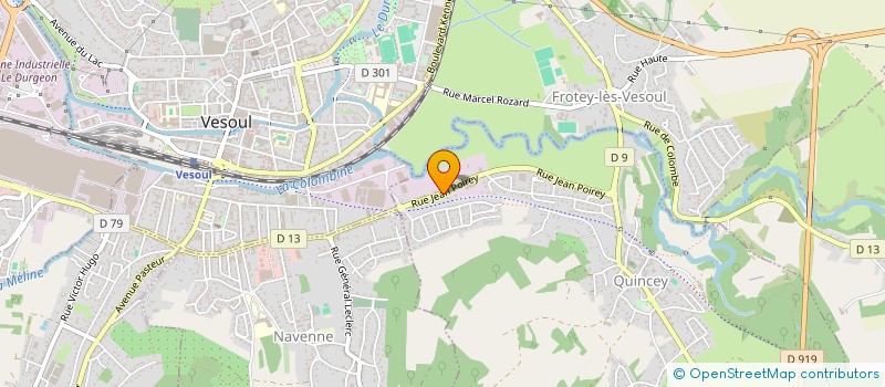 localisation de l'entreprise SOFICAPI à VESOUL