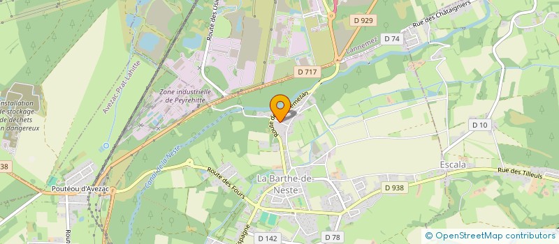 localisation de l'entreprise SOFICARL  LA BARTHE-DE-NESTE