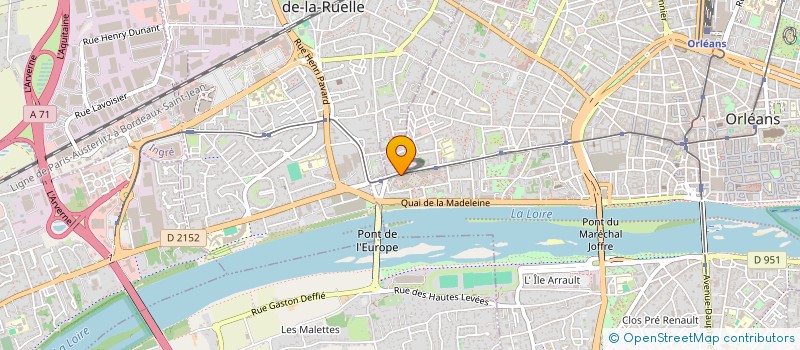 localisation de l'entreprise SOFICENTRE GESTION  ORLEANS