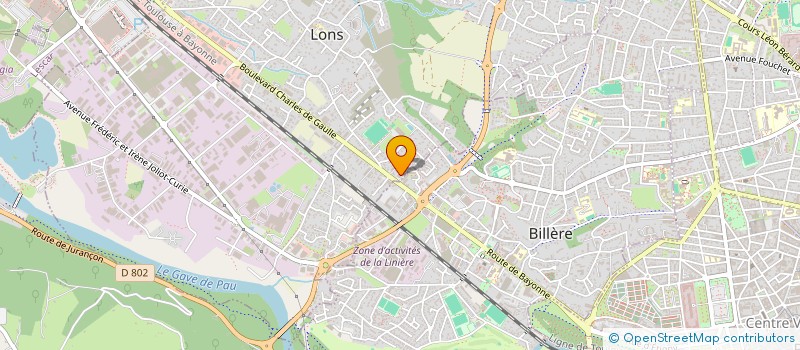 localisation de l'entreprise SOFICO INVEST  LONS