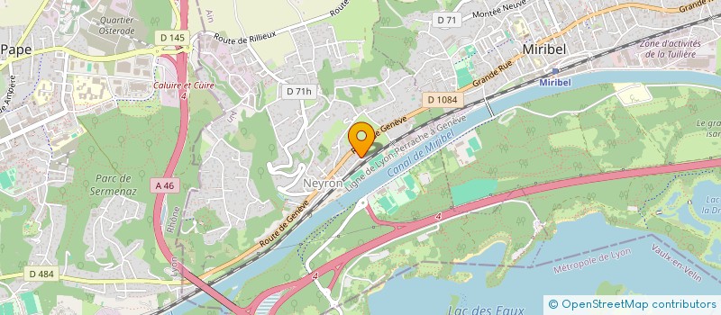 localisation de l'entreprise SOFICO LA COTIERE  NEYRON