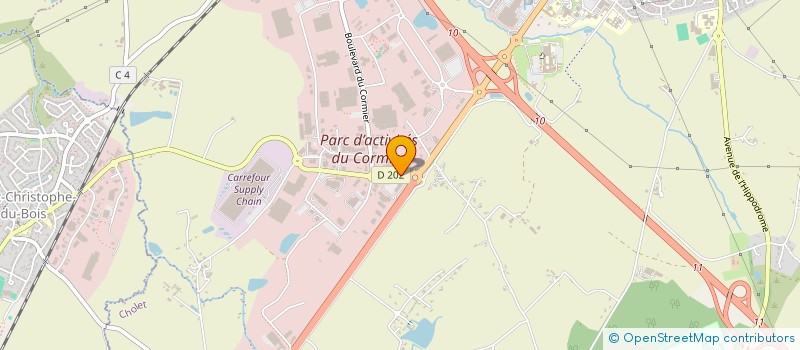 localisation de l'entreprise SOFICOL à CHOLET