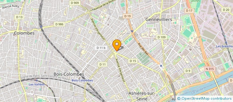 localisation de l'entreprise SOFICOM à ASNIERES-SUR-SEINE