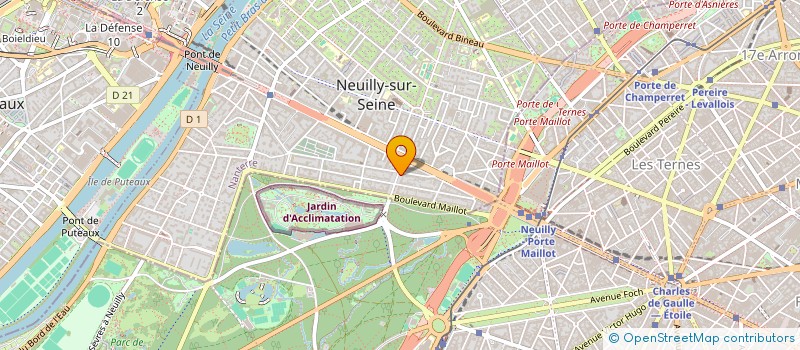 localisation de l'entreprise SOFICP à NEUILLY-SUR-SEINE
