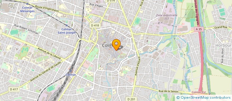 localisation de l'entreprise SOFID EST à COLMAR