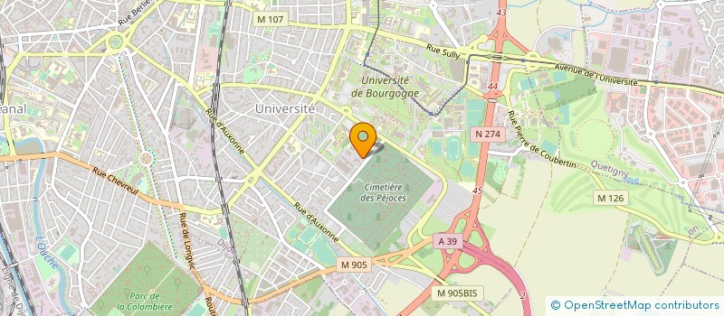 localisation de l'entreprise SOFIDD à DIJON